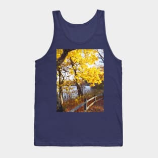 Autumn Path in the Park Tank Top